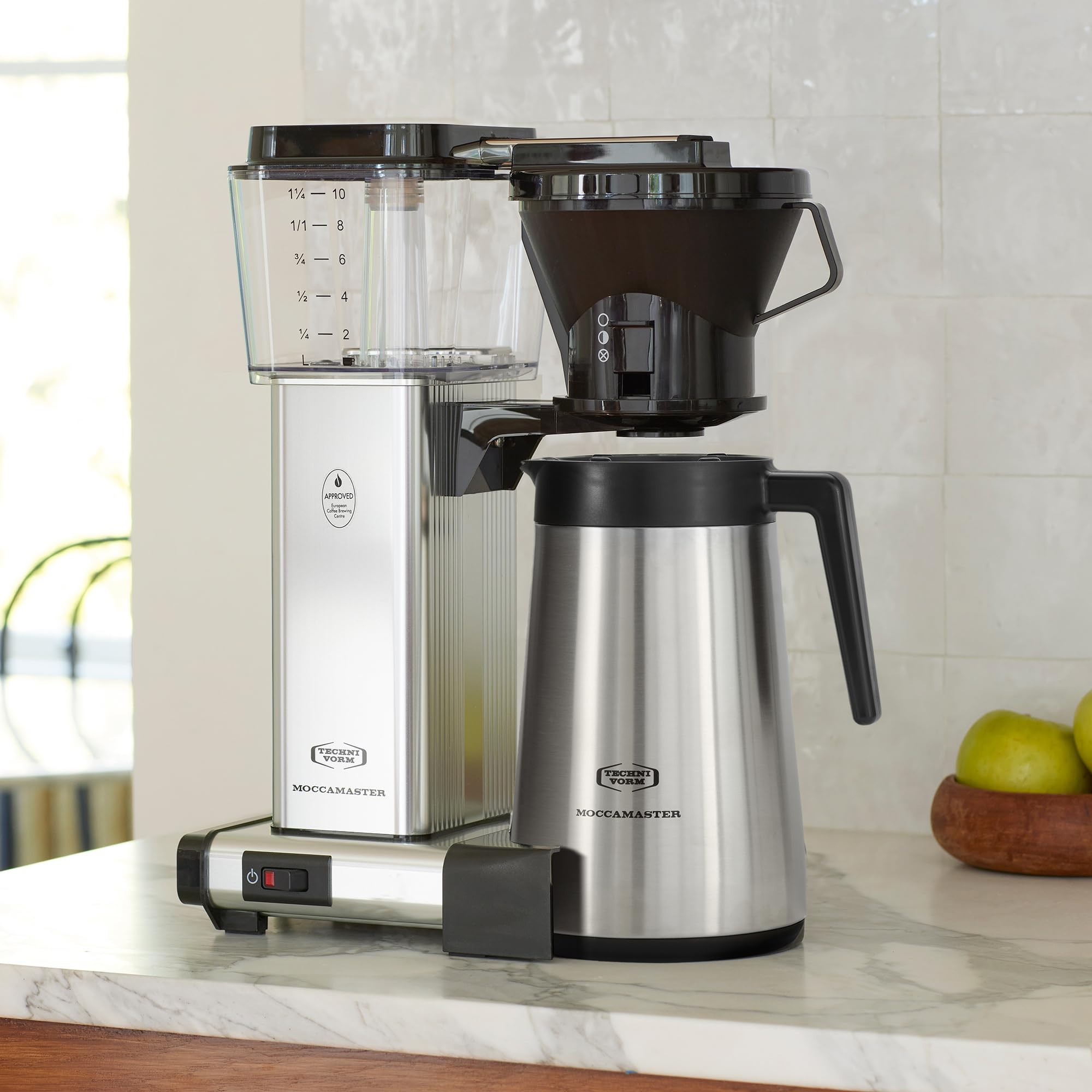 Technivorm Moccamaster 79112 KBT Coffee Brewer, 40 oz, Polished Silver | Amazon (US)