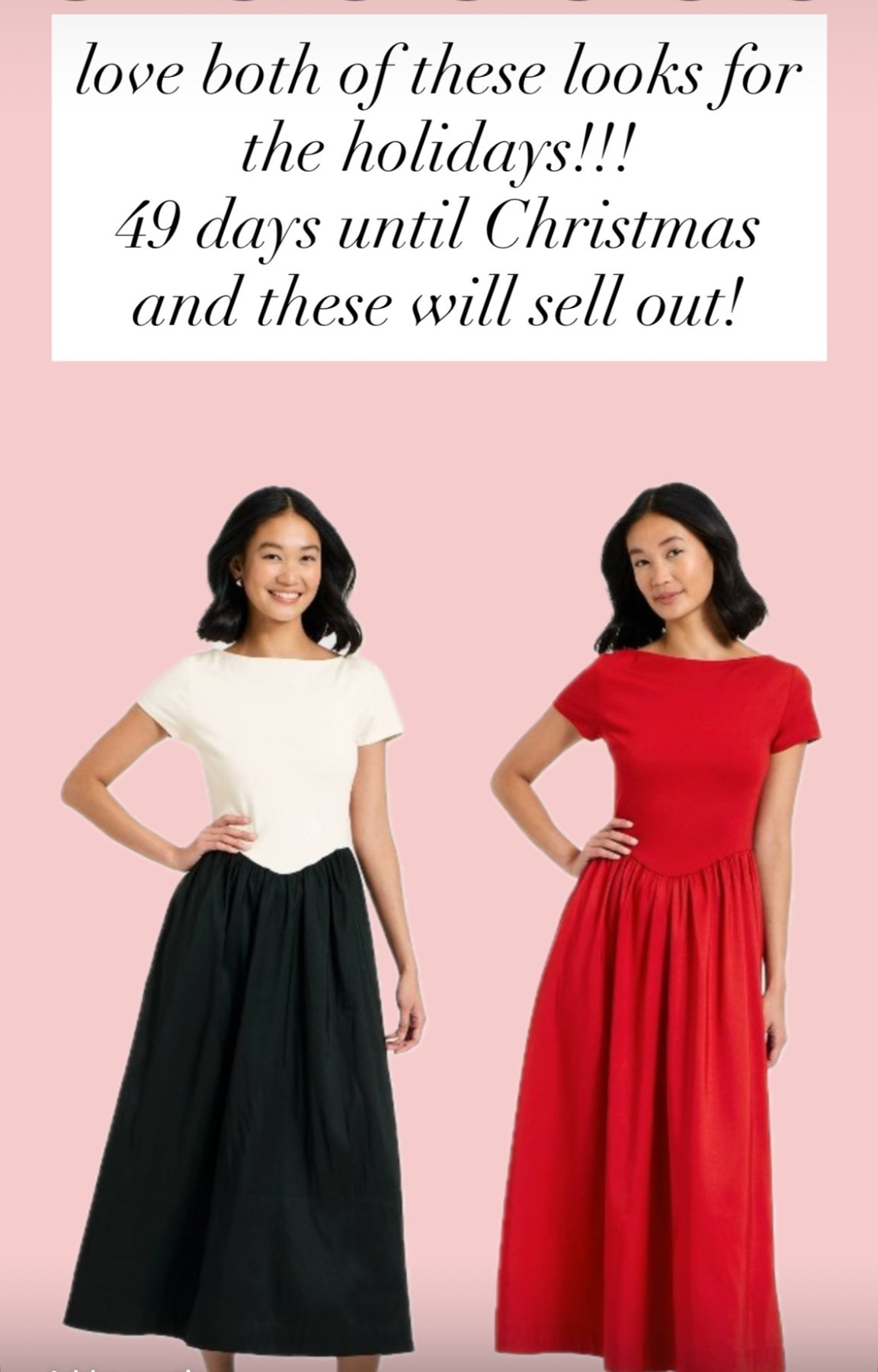 2 affordable looks for holiday festivities!

Target dress
Holiday dress
Dress up or dress down


#LTKHoliday #LTKFindsUnder50 #LTKStyleTip
