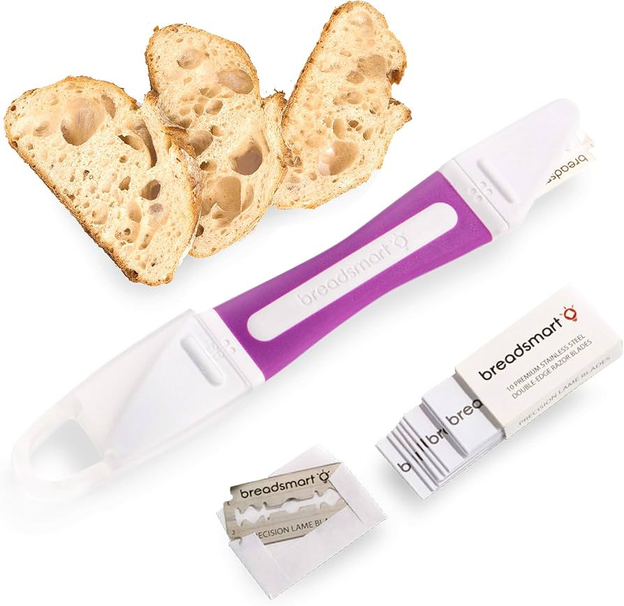 Bread Lame - Bread Scoring Tool - Set of 10 Stainless Steel Blades - Bakers Dough Scorer - Best S... | Amazon (US)