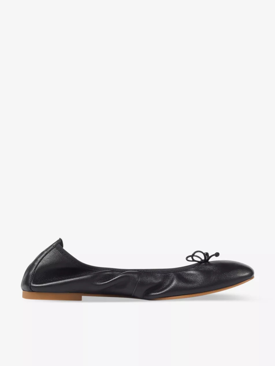 Trilly patent leather ballerina flats | Selfridges