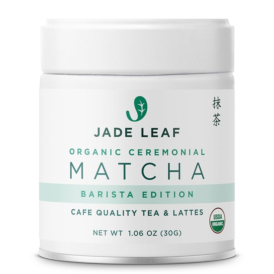 Jade Leaf Matcha Organic Ceremonial Grade Green Tea Powder - Barista Edition For Cafe Quality Tea... | Amazon (US)