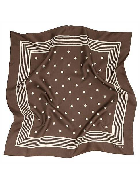 Oroton Bandana Silk Scarf | David Jones | David Jones (Australia & New Zealand)