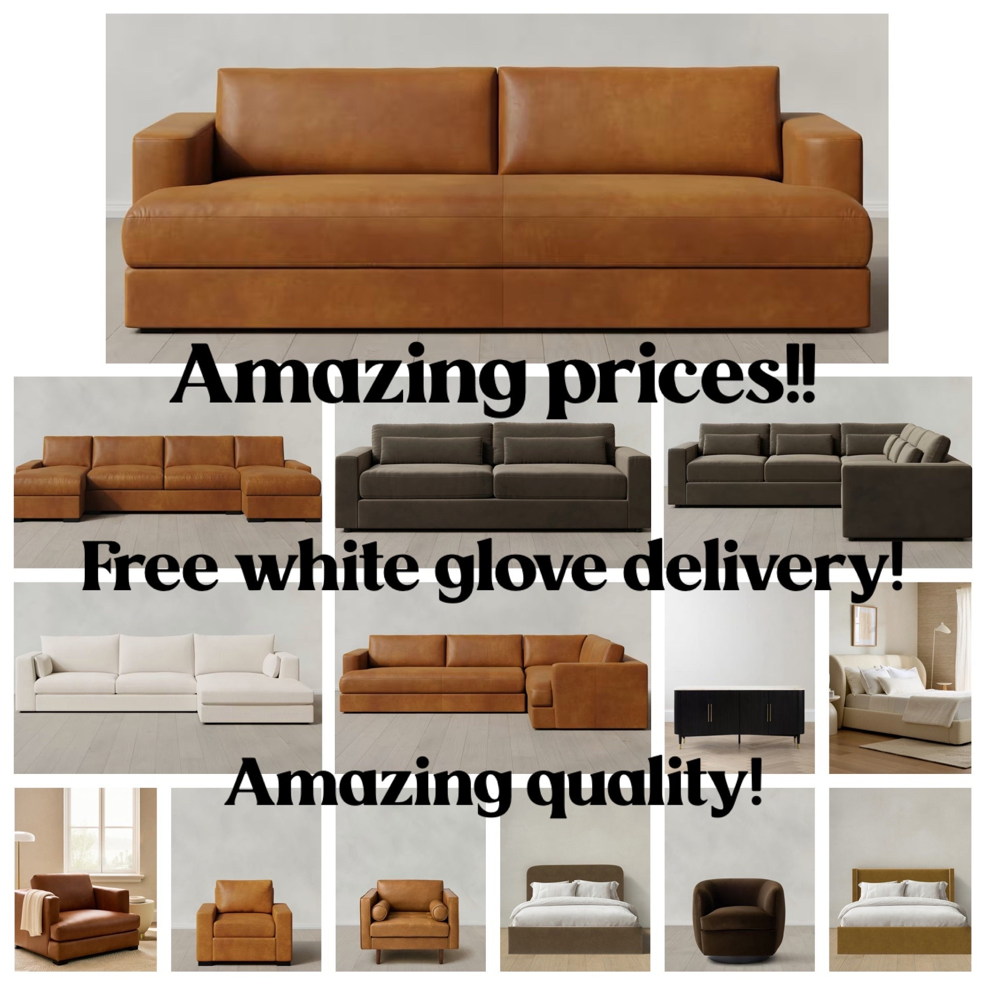 You will not believe the prices! Amazing quality and amazing prices! Free white glove delivery. 

#LTKHome