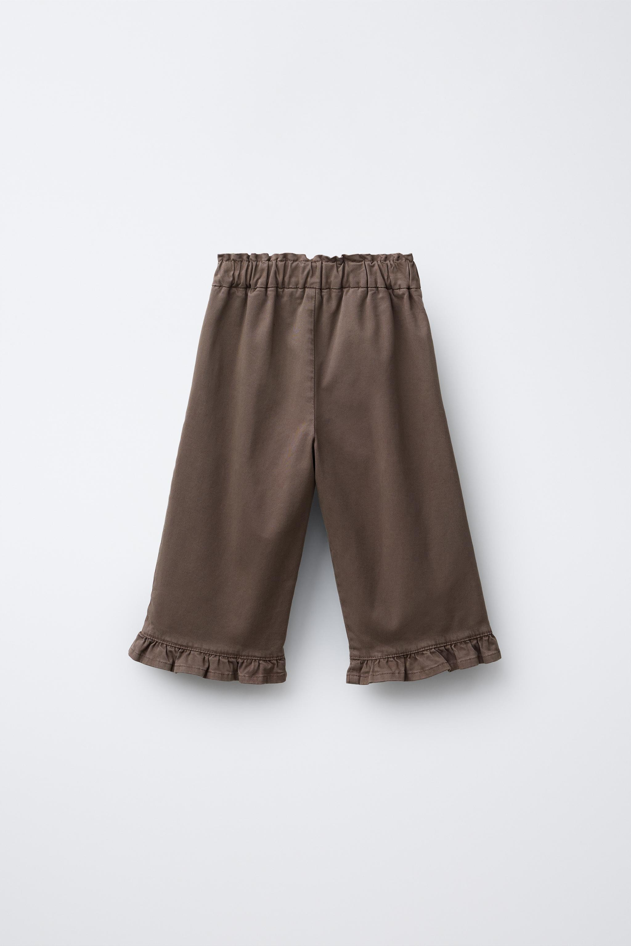 RUFFLED BAGGY PANTS | Zara US