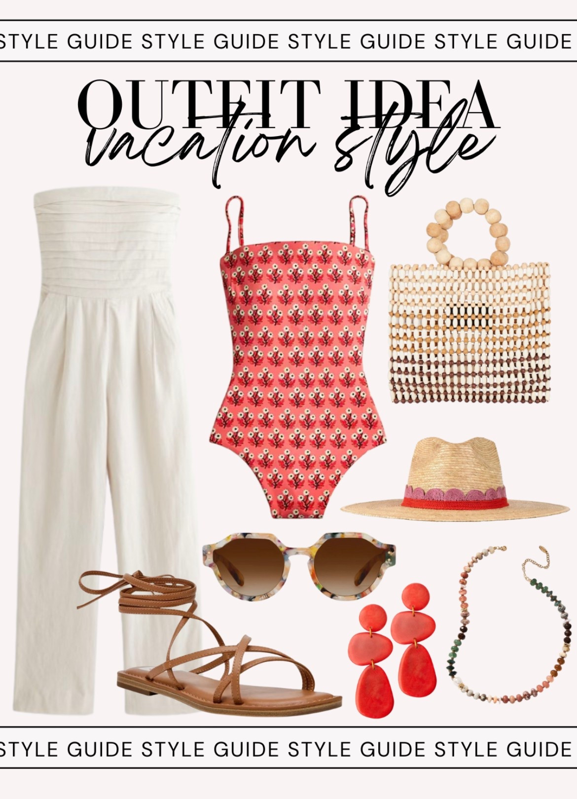 Vacation Outfit | Vacation Style | Vacation Outfit Guide | Colorful Outfits | Style Guide | Where to Wear | Travel | Beaded Necklacee

#LTKSwim #LTKStyleTip #LTKTravel