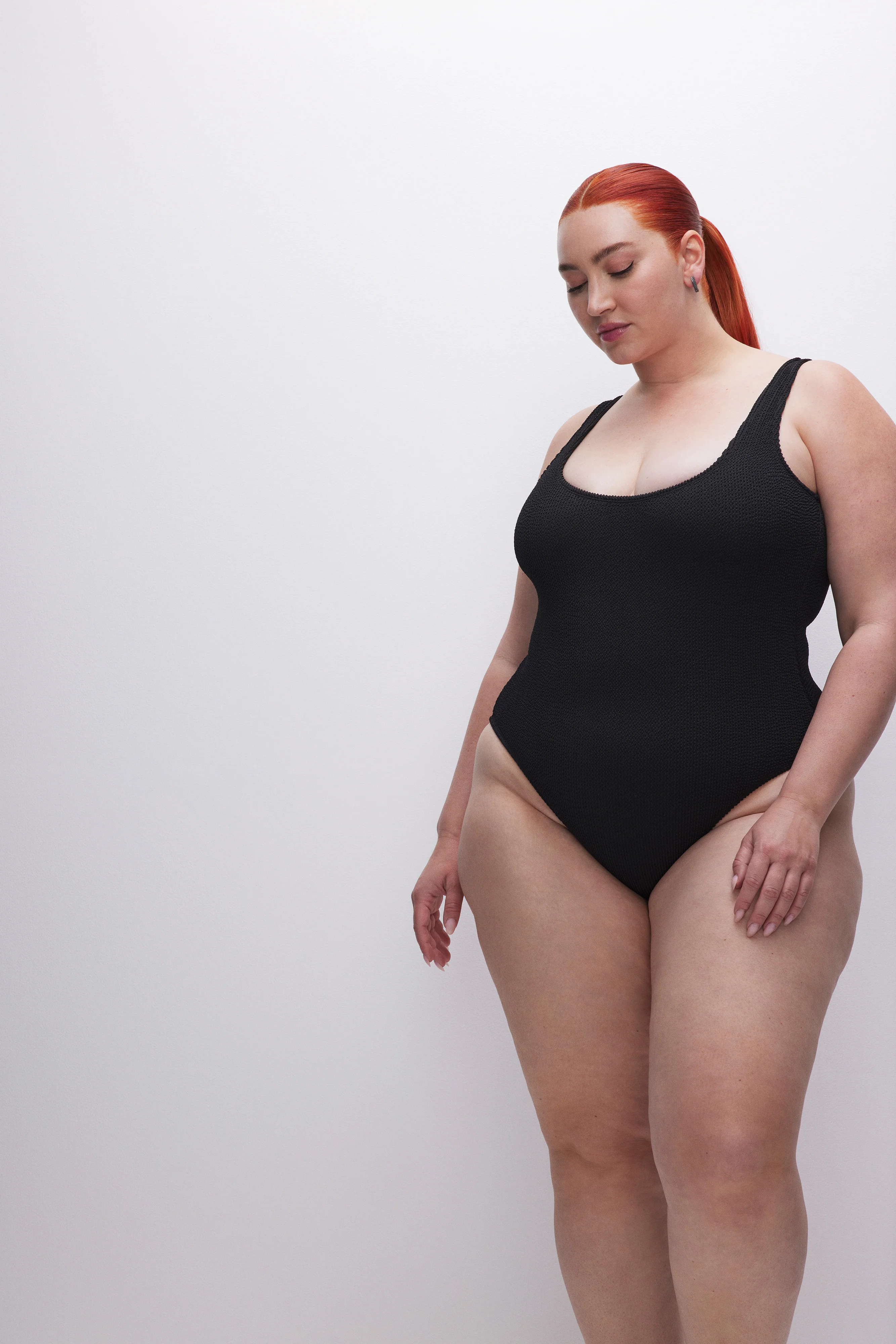 ALWAYS FITS MODERN TANK SWIMSUIT | BLACK001 - GOOD AMERICAN | Good American