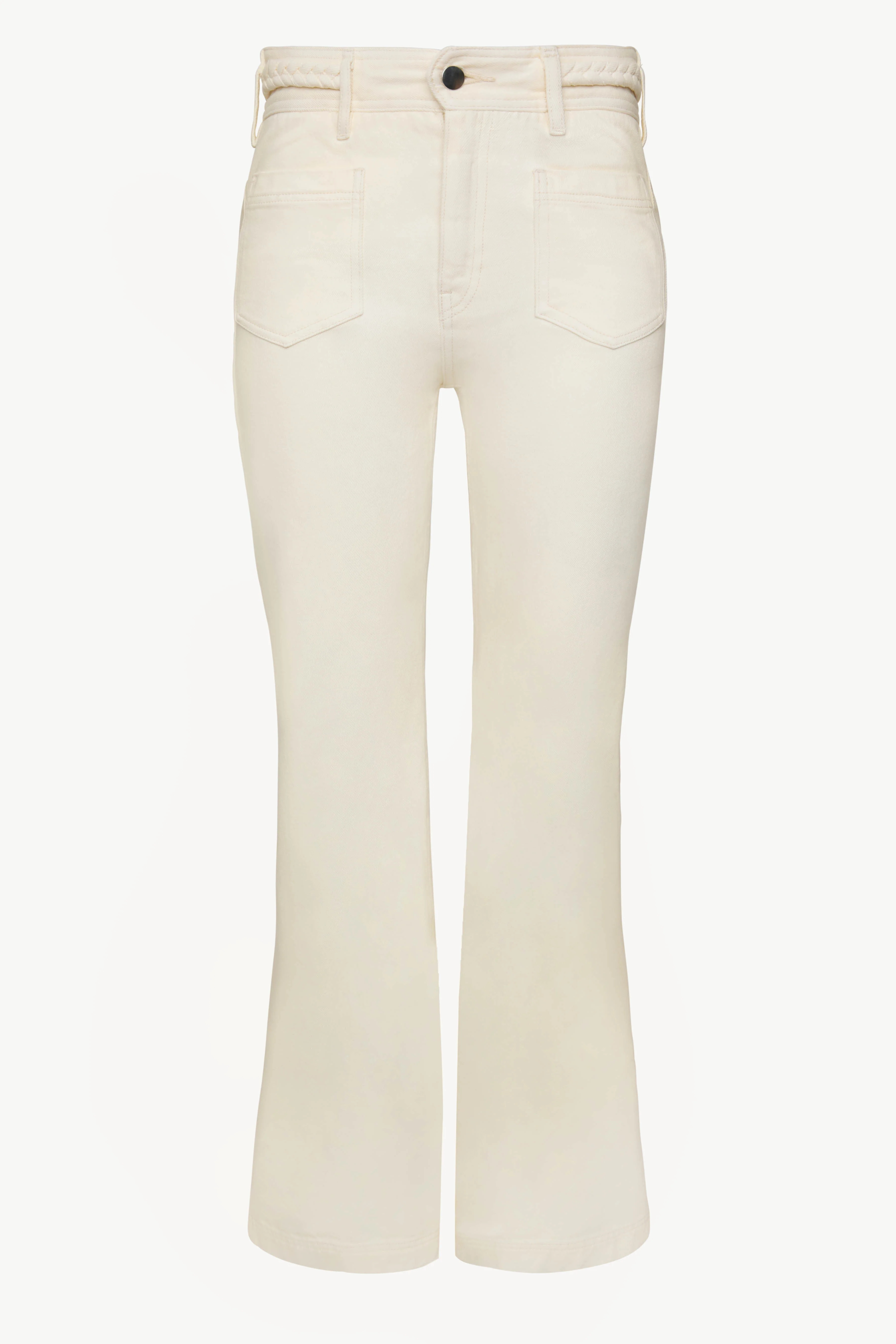 Sienna Denim Pant in Cream - CABALLERO COLLECTION | Caballero Collection