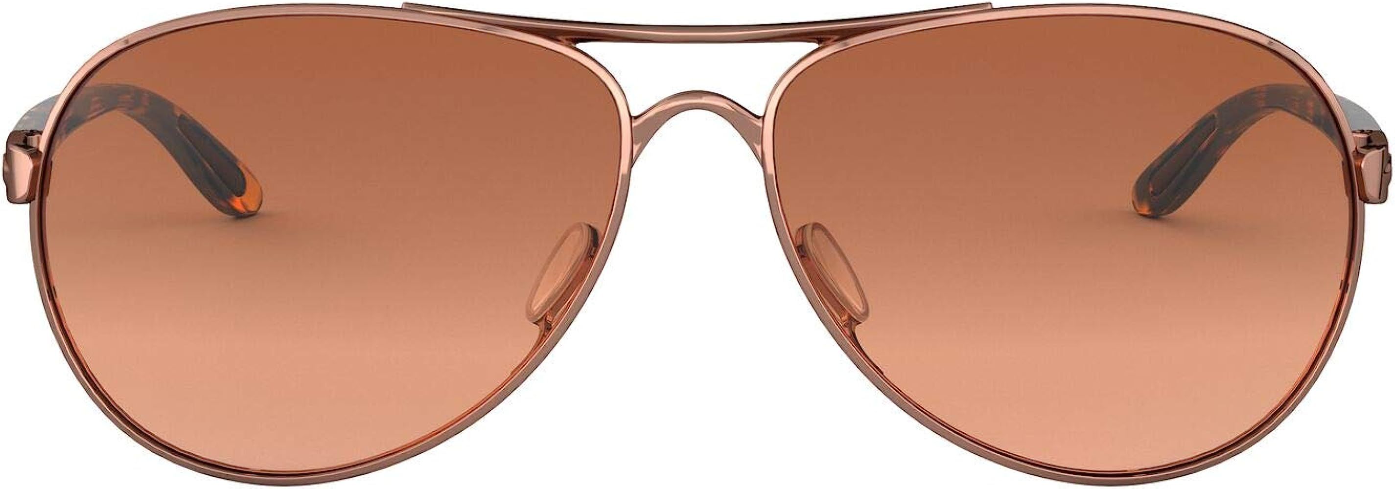 Oakley Women's Oo4079 Feedback Metal Polarized Aviator Sunglasses | Amazon (US)