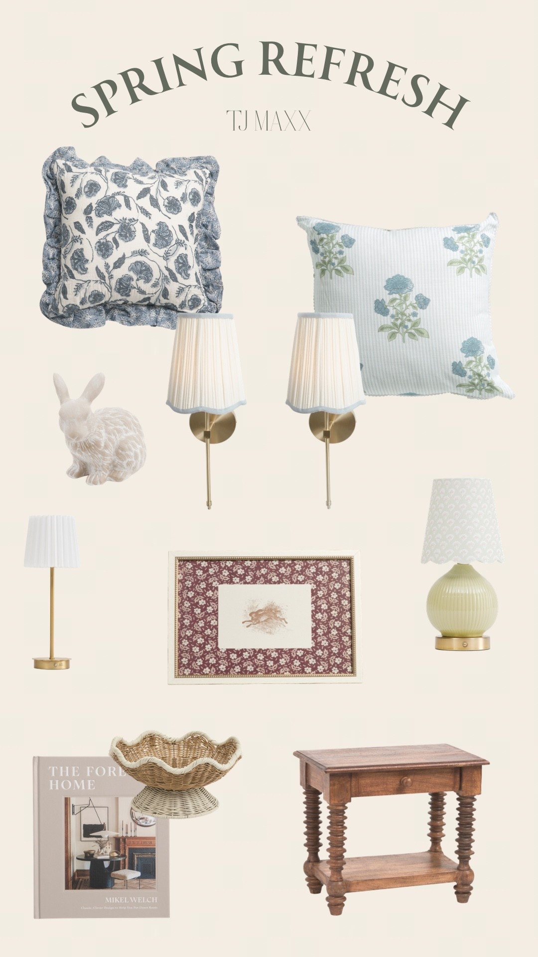 TJ Maxx has so many good springs finds! And such affordable prices 👏🏻 

Home decor, spring finds, affordable spring decor 

#LTKHome