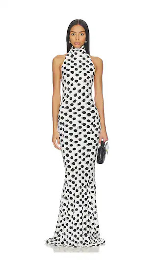 Halter Fishtail Gown | Revolve Clothing (Global)