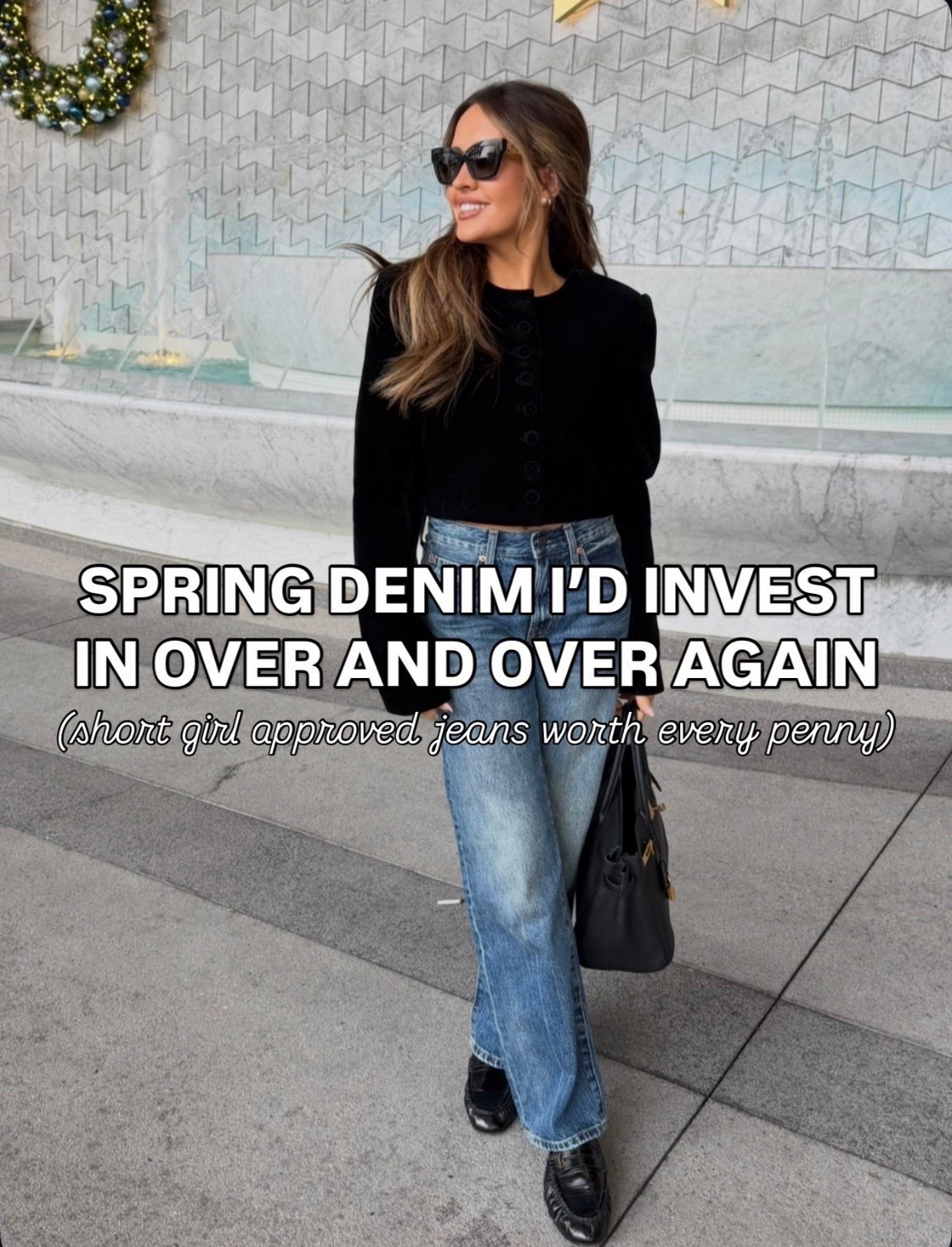 Calling all short girls with short torsos—I see you! I’ve been on the hunt for the perfect jeans for girls like me, and let me tell you… it’s a struggle. I refuse to buy one more “high-waisted” pair that hits my chest. We deserve better! I rounded up a few petite-friendly denim I’m loving—some new faves and tried and true staples perfect for spring!

lexi jeans - 24
lana jeans - 23
barrel jeans - 25
kate jeans - 24
lemon twist jeans - 23
denim shorts (wash in swampmeet and caution) - size 25
501 jeans - size 25 
(FB)