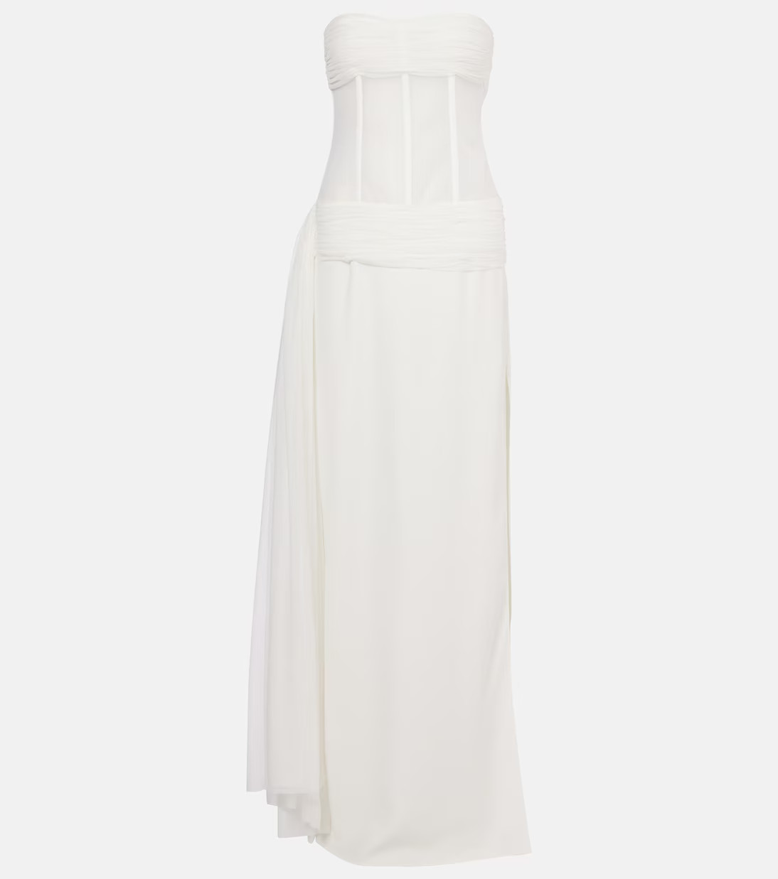 Bridal veiled corset dress | Mytheresa (UK)