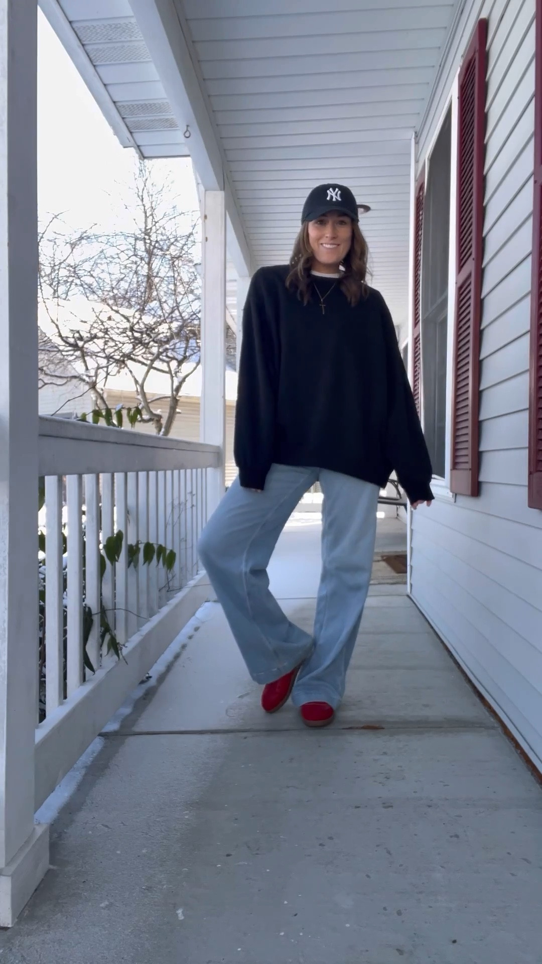 Casual winter outfit idea ❄️ Sweatshirt is a large. Jeans are a 4 long.

Everyday outfits. Easy outfits. Easy outfit ideas. Neutral basics. Winter outfits. Winter outfit idea. Casual outfits. Basic mom outfit. Casual outfit idea. Casual outfit. Everyday outfit. Mom outfit. Street style.

#LTKSeasonal #LTKFindsUnder100 #LTKFindsUnder50