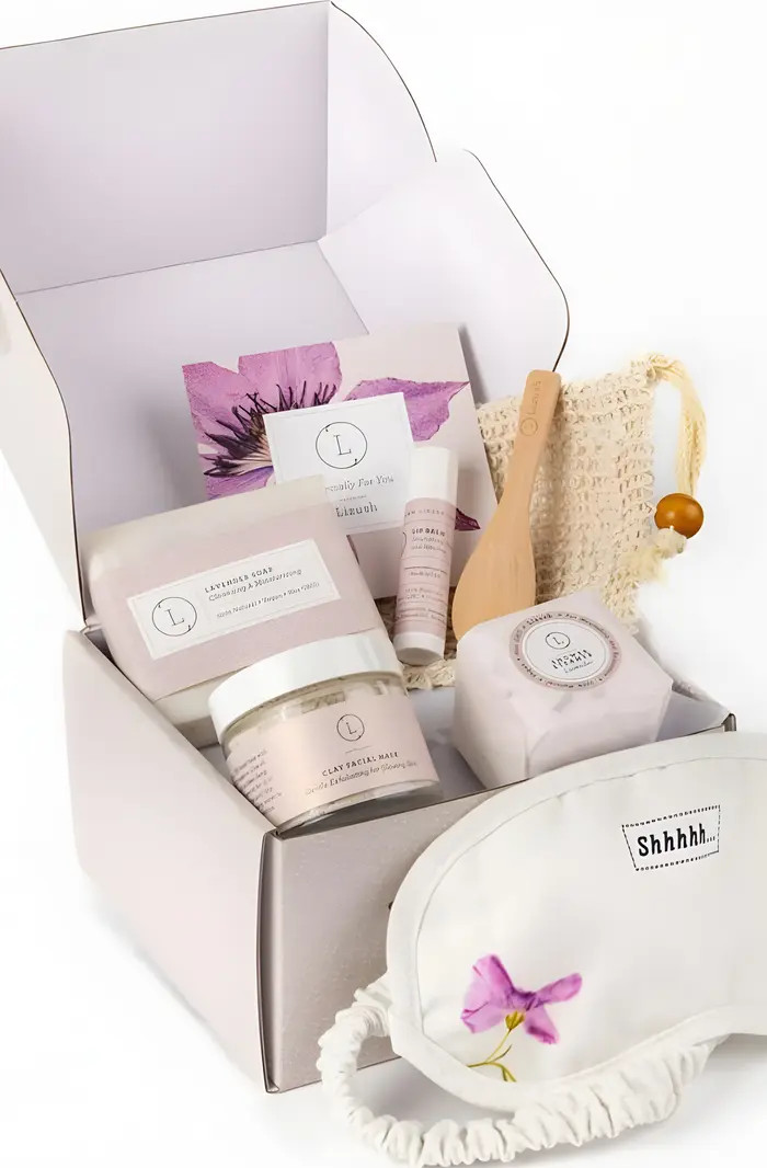Lavender Bath & Body Set, Natural Skincare Appreciation Gift Box | Nordstrom
