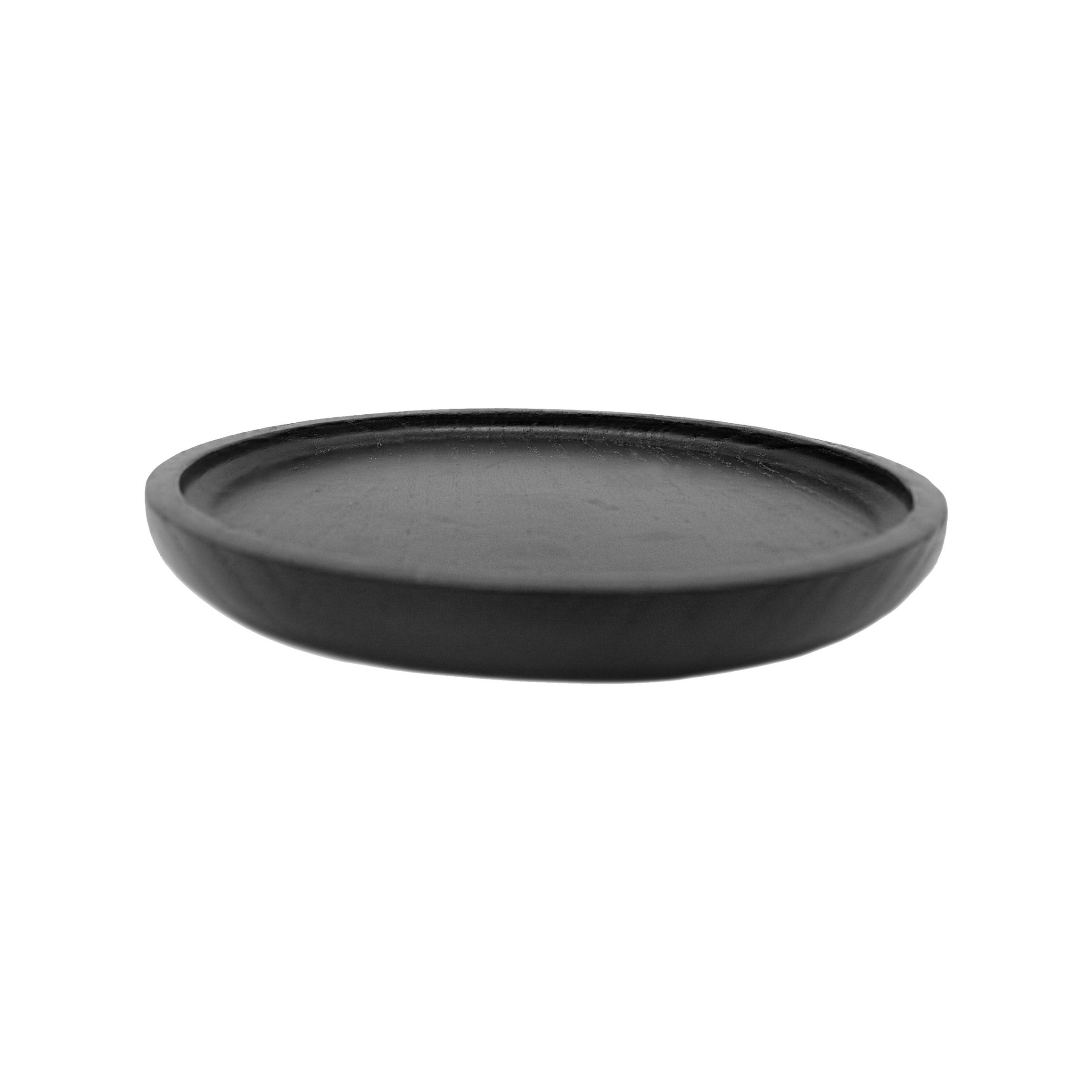 Black Wood Tray | Round | Sweet Water Decor, LLC