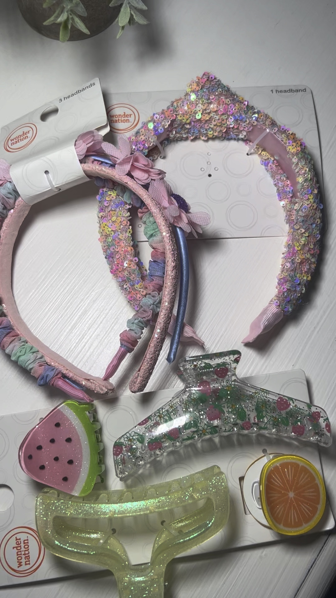 Grabbed some cute new spring and summer hair accessories for the girls today! These are all under $3!! 🙌So sorry, they’re not all online yet, but I’ll add the exact claw clips and sequin headband asap! 

#LTKkids #LTKVideo #LTKstyletip