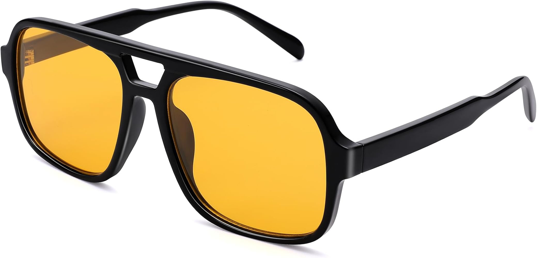 AZorb Vintage Square Sunglasses for Women Men,Trendy Aviator Sunglasses Women,UV400 Protection | Amazon (US)