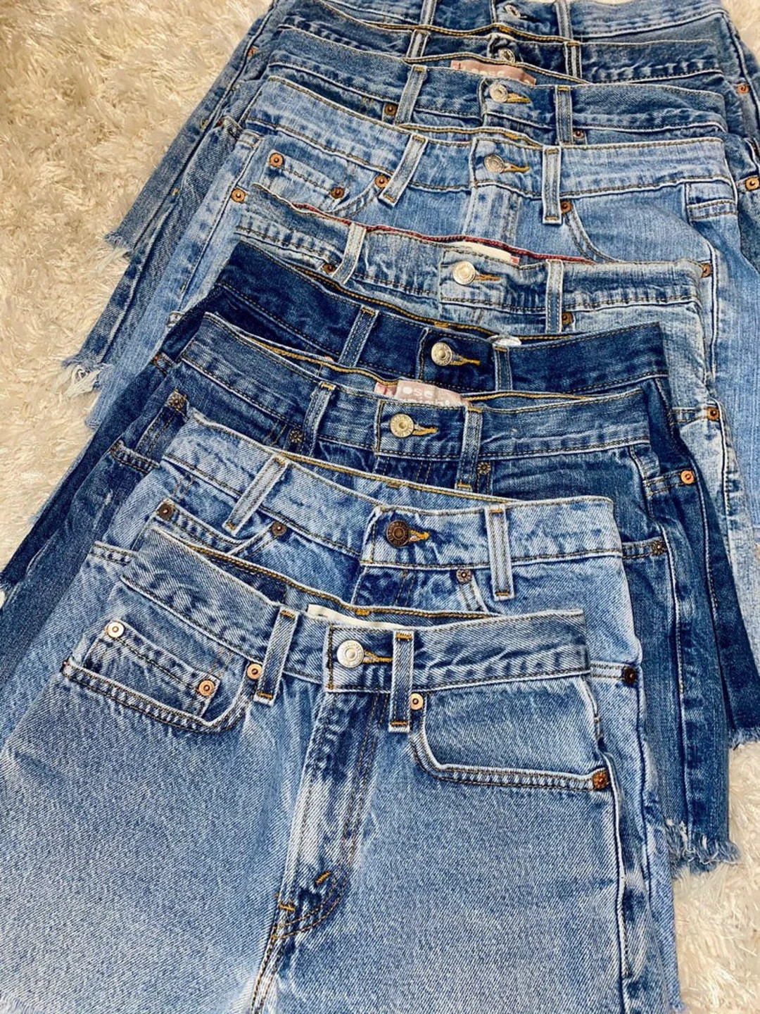 Vintage Levi Denim Jean Shorts / Levi Cut off Shorts / Levi Dad Shorts / Mom Shorts / Dad Shorts | Etsy (US)