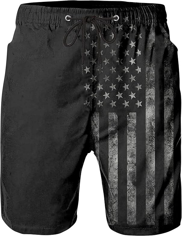 Mens Swim Trunks Quick Dry Board Shorts with Mesh Lining, Breathable Fit Hawaii Beach Shorts Swim... | Amazon (US)