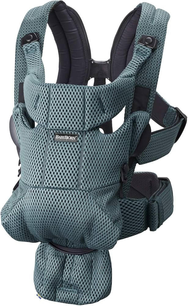 BabyBjörn Baby Carrier Free, 3D mesh, Sage Green | Amazon (US)