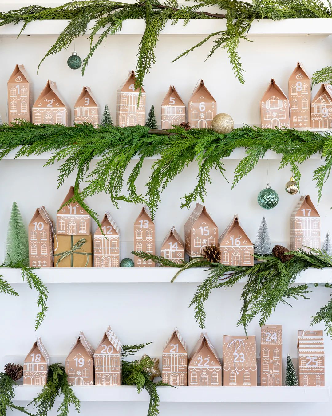 Gingerbread Advent Boxes | My Mind's Eye