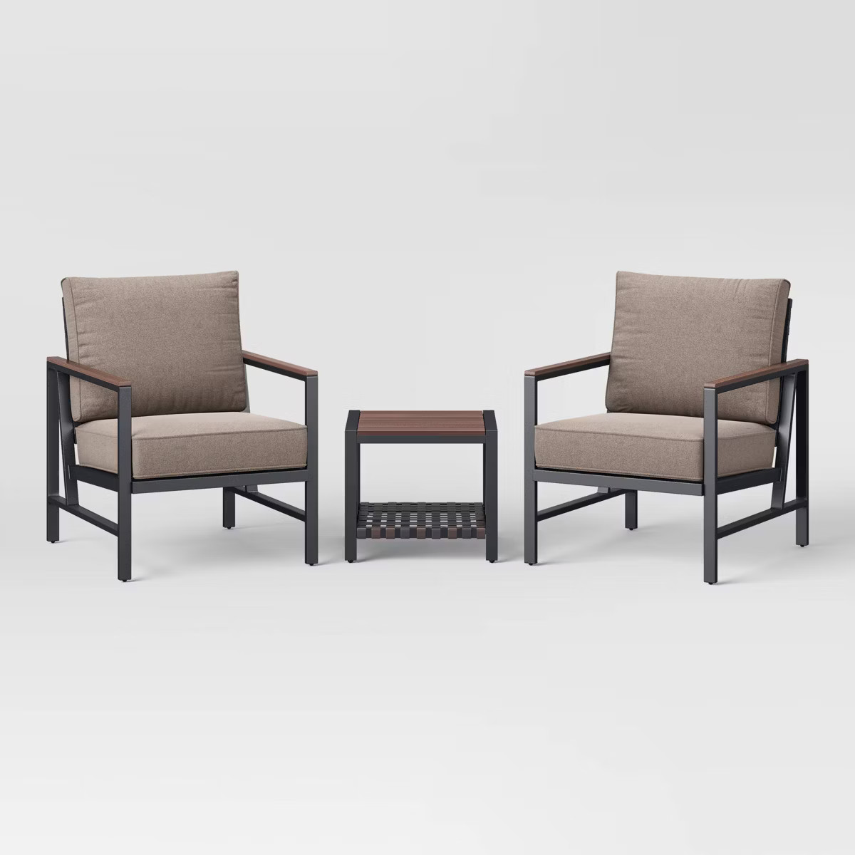 Oak Park 3pc Patio Chat Set - Threshold™ | Target