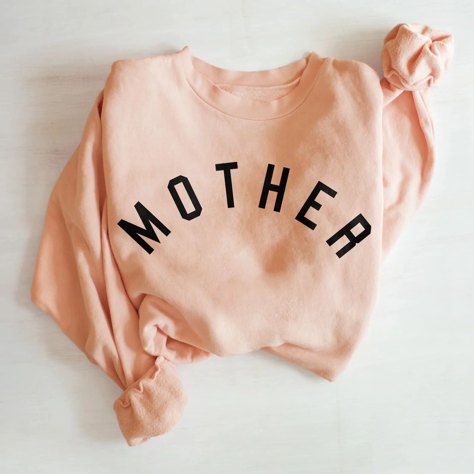 Womens Mother Everyday Sweatshirt in Peach Color - Ford And Wyatt | Ford and Wyatt