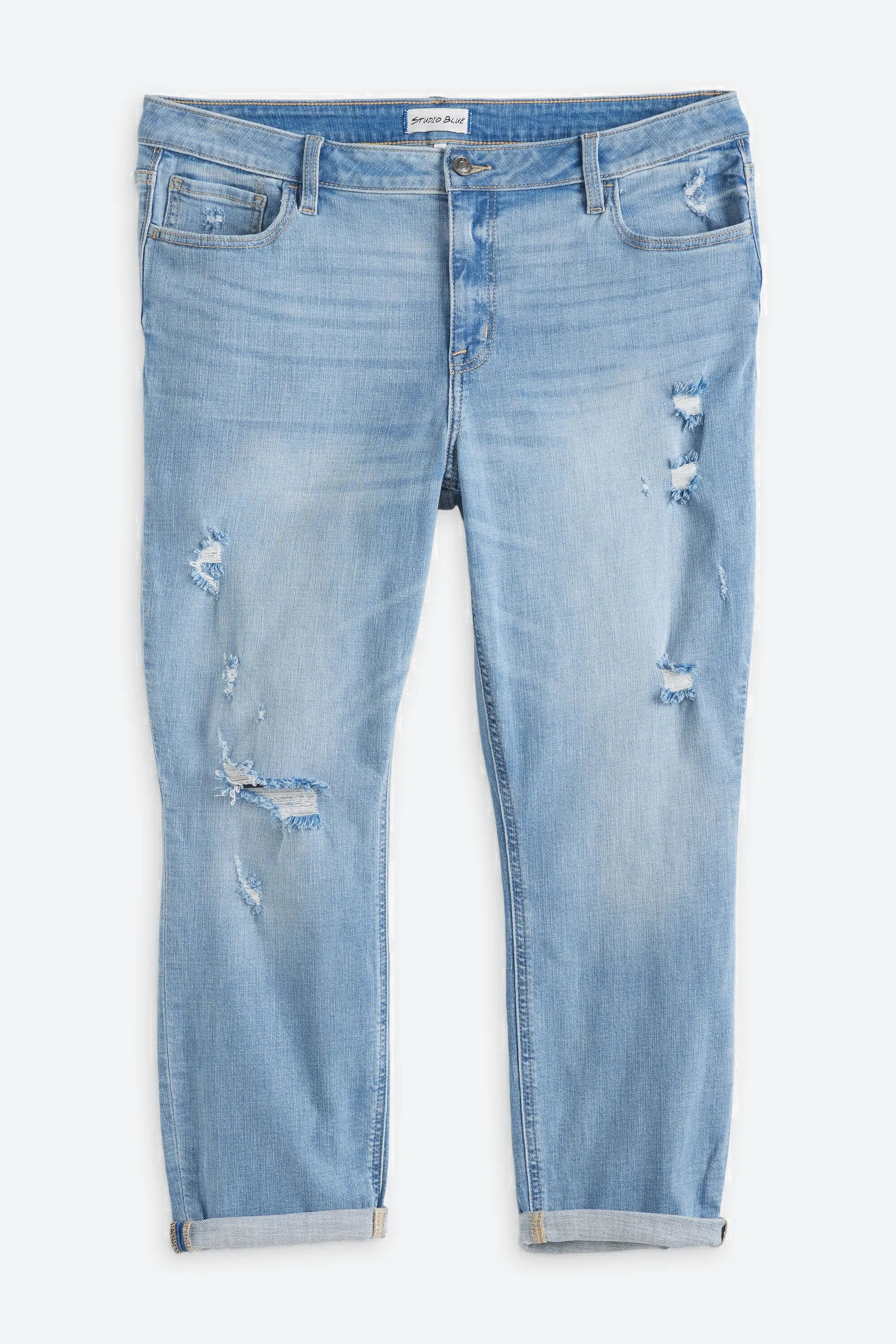 Casey Mid Rise Cropped Relaxed Skinny Jean | Stitch Fix