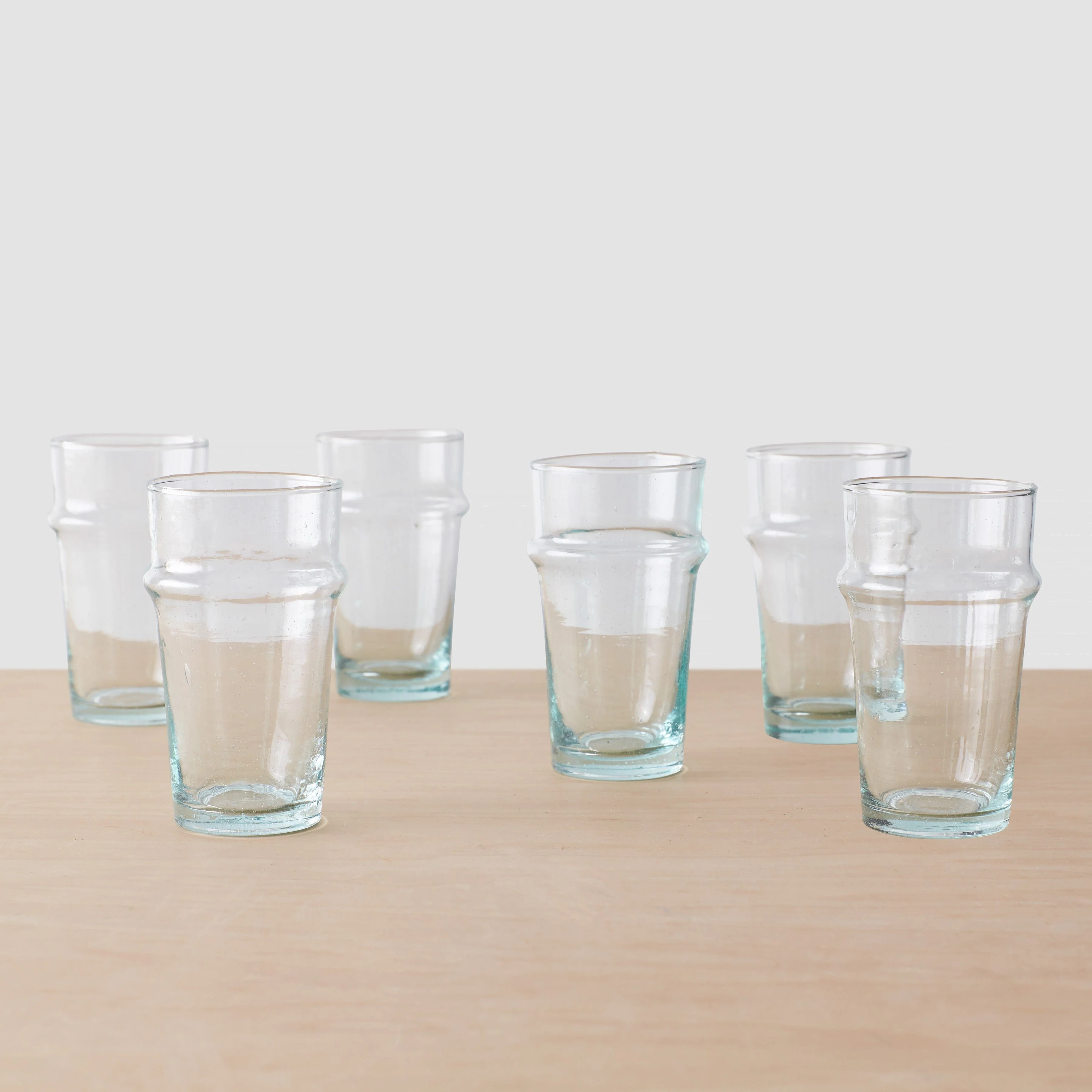 Amina Recycled Tumbler Glasses - 11 oz., Set of 6 | The Citizenry