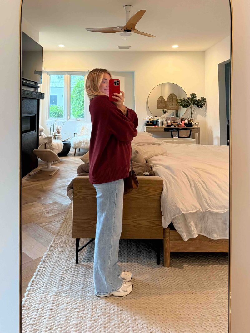 Rainy day ootd
Top(m), bottom 28
reformation sweater  

 #LTKootd #LTKmomlife