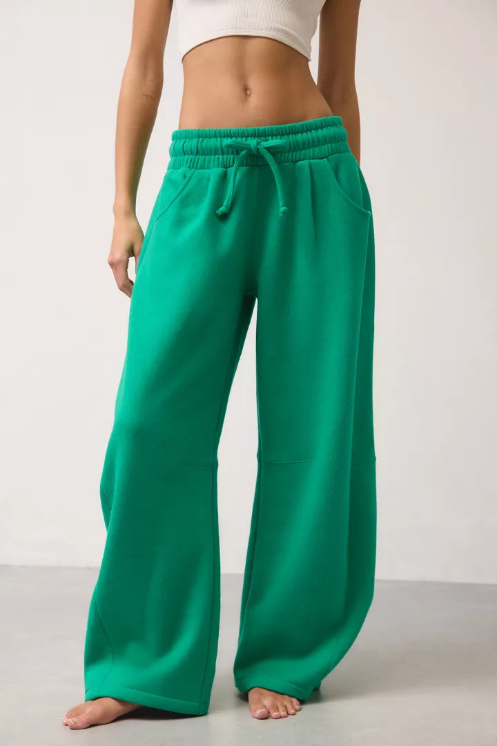 Out From Under Essential Barrel Leg Full Length Sweatpants | Urban Outfitters (US and RoW)