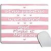 Smooffly Positive Motivating Quote on a Watercolor Striped Background Mousepad, Stay Positive Wor... | Amazon (US)