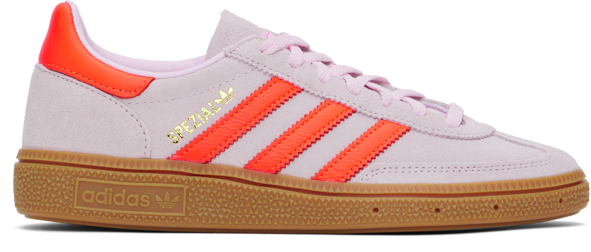 adidas Originals Pink & Orange Handball Spezial Sneakers | SSENSE