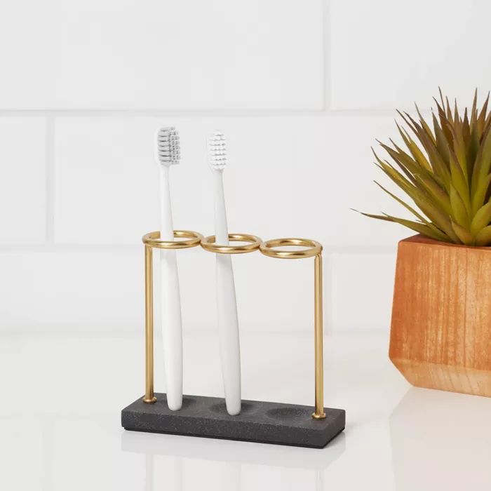 Solid Toothbrush Holder Gold Wire - Project 62™ | Target