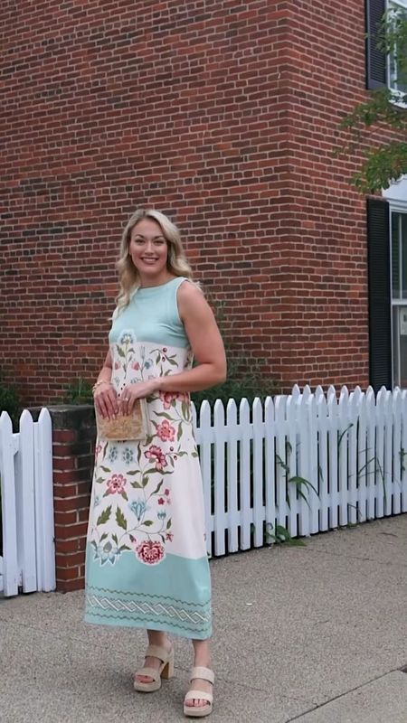 This gorgeous midi floral dress with the trellis boarder will take you to from the beach to a formal wedding curtesy of Spartina 449

#LTKVideo #LTKWedding #LTKTravel