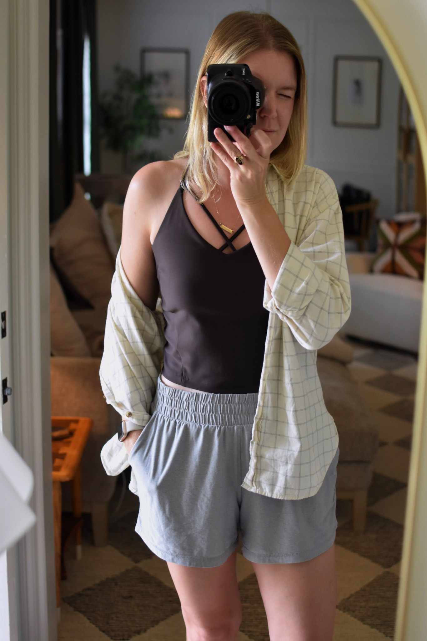 Chocolate brown is having a moment! This sheen workout too from Walmart is easy to style for casual errands or the gym. This is the color Breen in a size medium (fits TTS).

#LTKSeasonal #LTKActive #LTKTravel