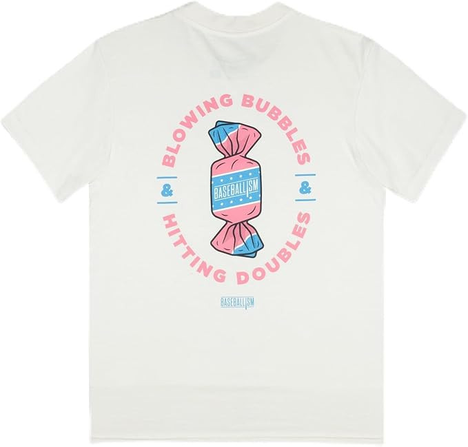 Baseballism Bubbles and Doubles T-Shirt | Amazon (US)