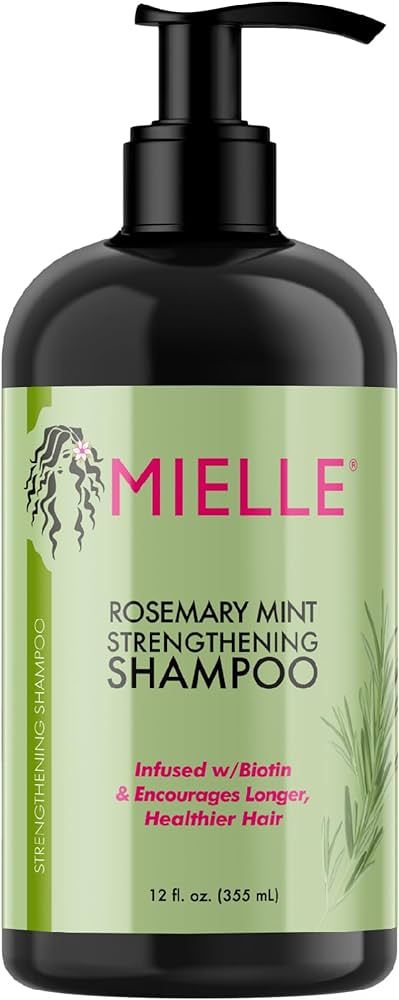 Mielle Organics Rosemary Mint Strengthening Shampoo Infused with Biotin, Cleanses and Helps Stren... | Amazon (US)