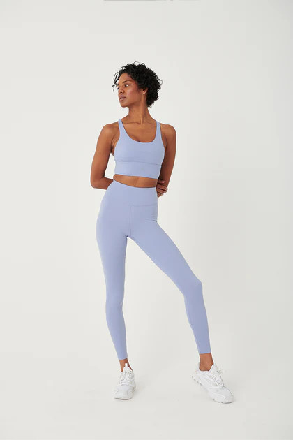 SKINLUXE TANK SPORTS BRA - CORNFLOWER BLUE | TALA (UK)