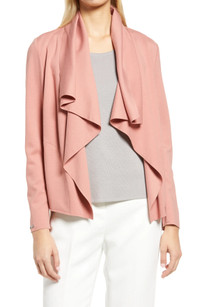 Click for more info about Anne Klein Serenity Drape Front Jacket | Nordstrom