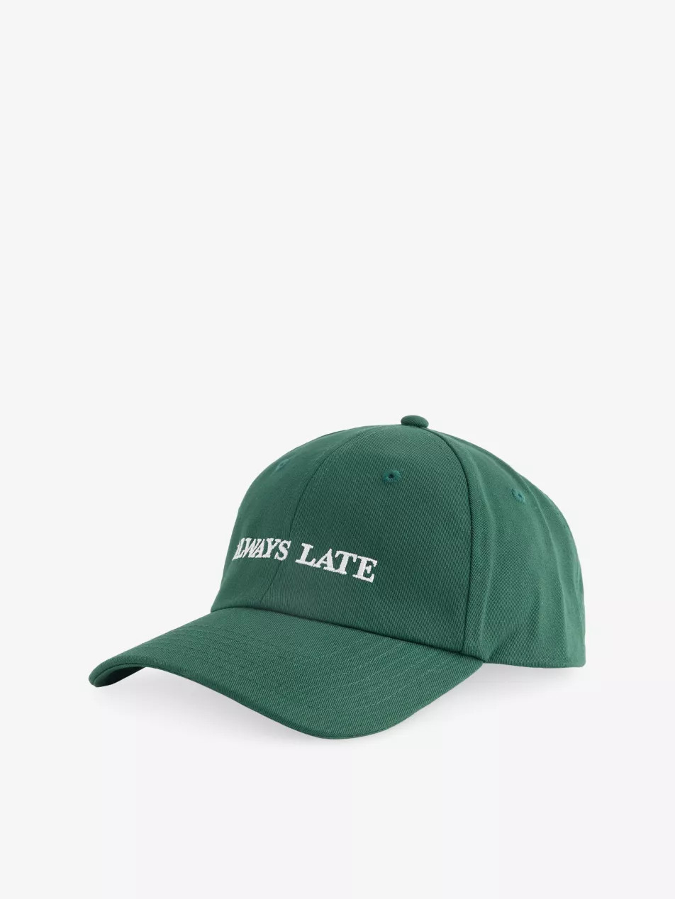 Slogan-Embroidered Cotton Cap | Selfridges