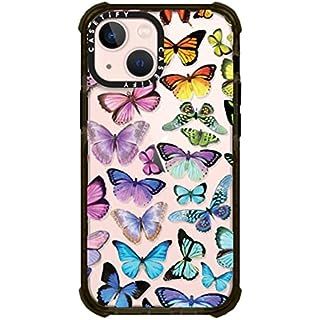 CASETiFY Impact iPhone 13 Case [6.6ft Drop Protection] - Butterfly Rainbow - Clear Black | Amazon (US)