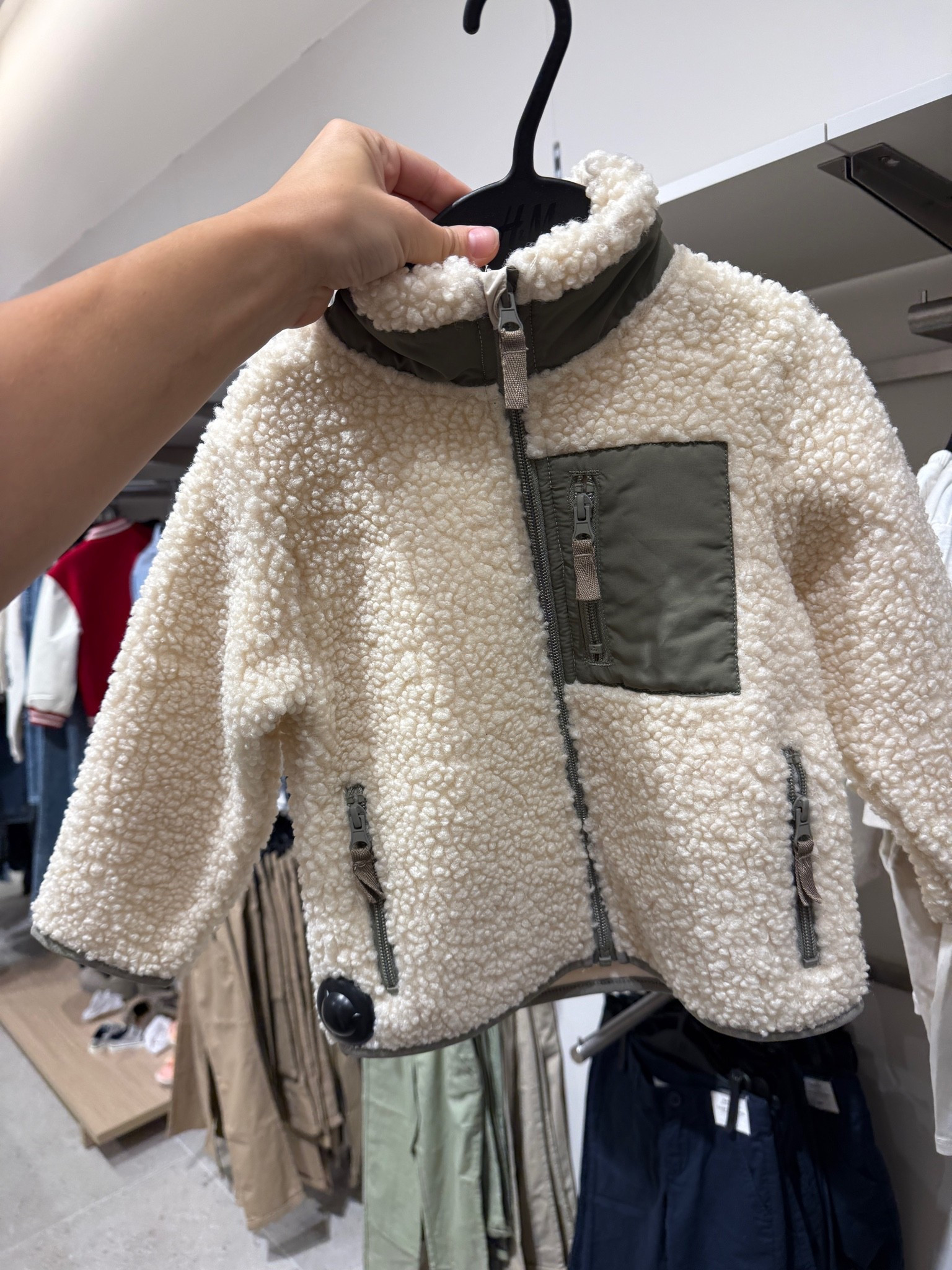 Bought this for Hudson! So excited for him to wear this when the weather cools down! So excited for fall and H&M had the best stuff for kids 🙌🏻 sitewide Labor Day sale happening now! 

#hm #h&m #boys #jacket #sherpa #sale #kids

#LTKKids #LTKSaleAlert #LTKmomlife