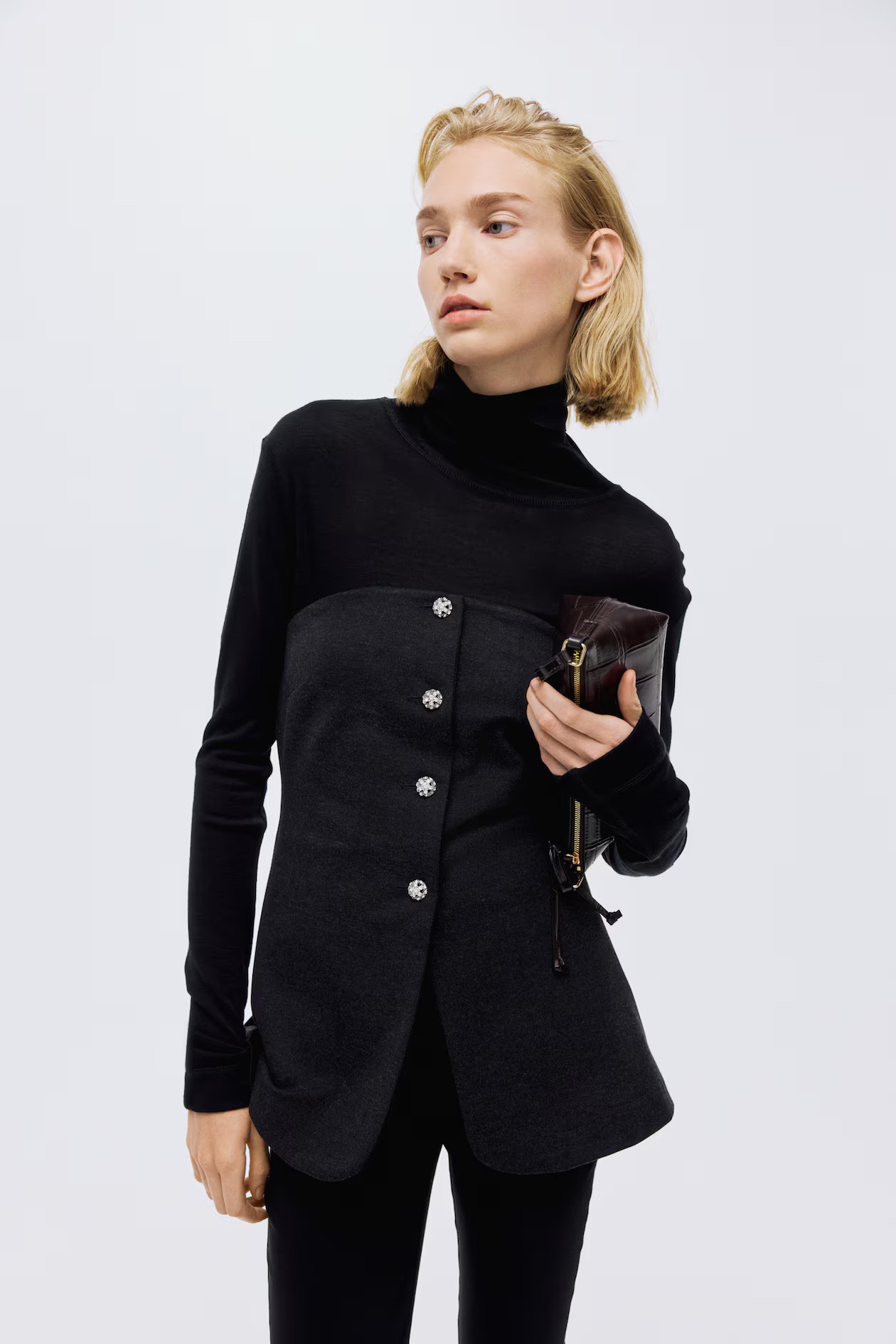 Ponte Bandeau Vest | H&M (US + CA)