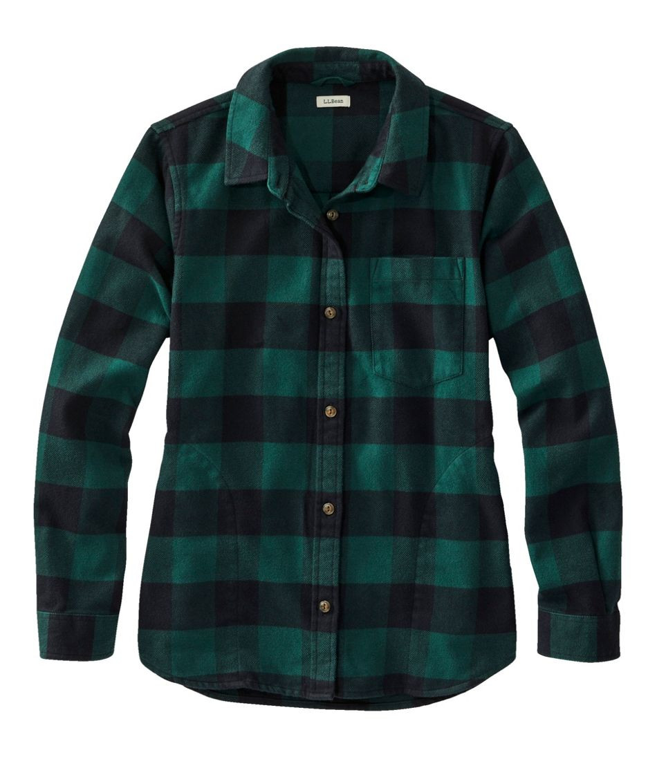 Women's Soft-Brushed Flannel Shirt | L.L. Bean