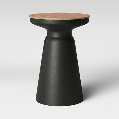 Gino Turned Drum Accent Table Black - Project 62&#8482; | Target