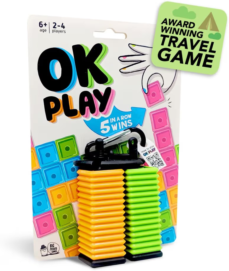 OK Play – Award-Winning Travel Game for Family & Friends | 2–4 Players | Perfect for Trips, P... | Amazon (US)