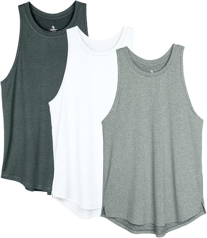 icyzone Women's Racerback Workout Tank Tops - Athletic Yoga Tops, Running Exercise Gym Shirts (Pa... | Amazon (US)