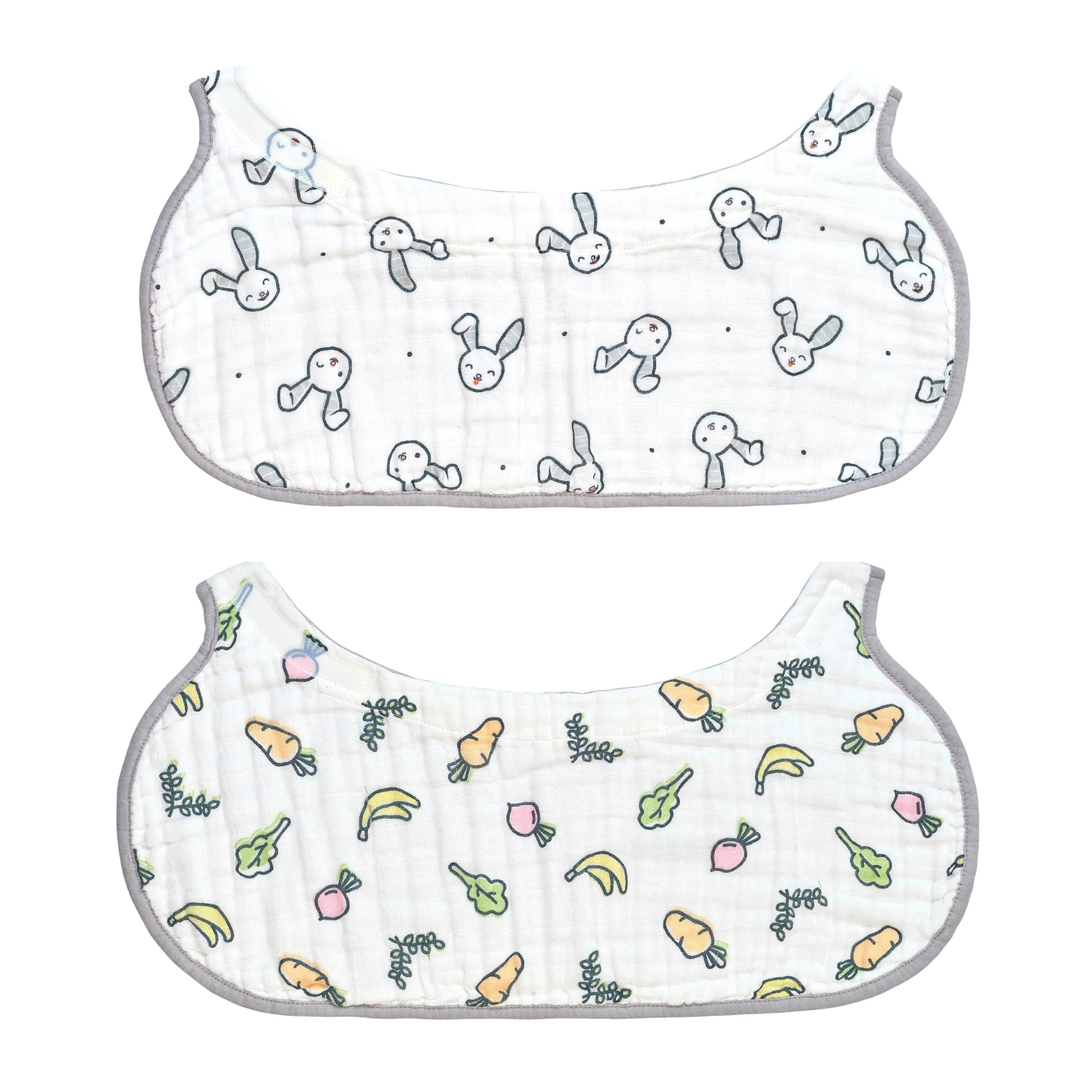 2-in-1 Non-Slip Burp Cloth and Bib | Kiinde
