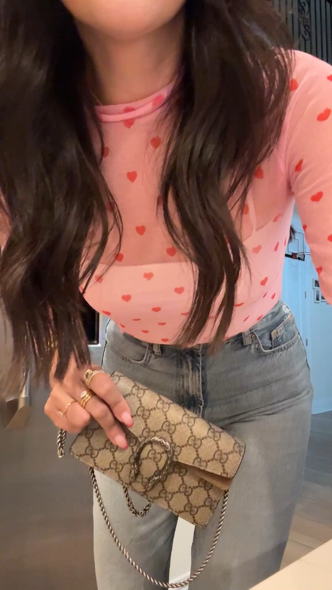 Valentines Day outfit!!
Wearing size small in top, size 4 in jeans

#LTKgrwm #LTKValentine #LTKmomlife